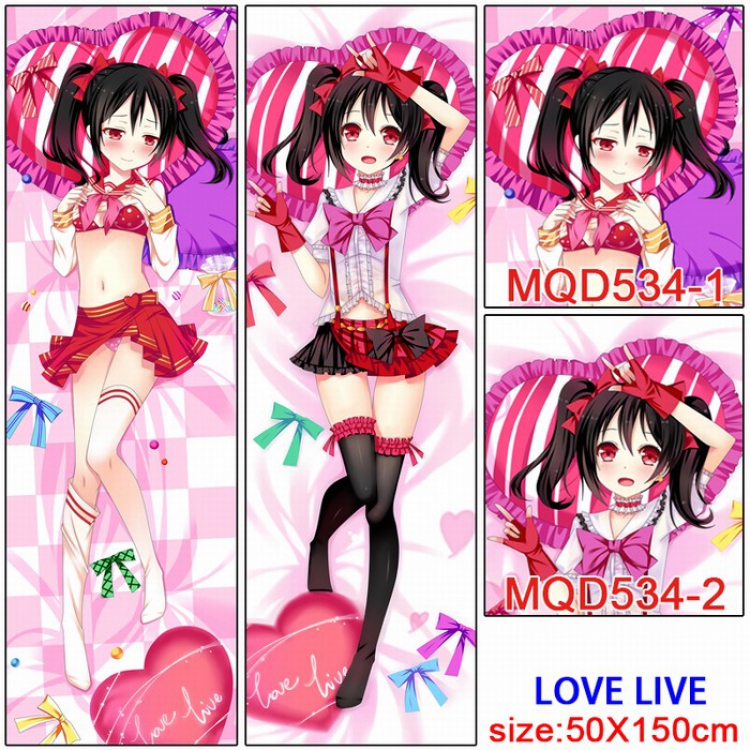 Love Live poly cushion pillow 50X150CM MQD534