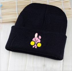 BTS BT21 rabbit Printed knit c...