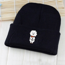 BTS BT21 lamb Printed knit cap...