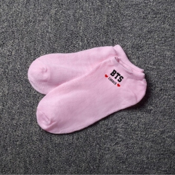 BTS Pink Cotton socks 18CM 17G...