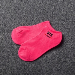 BTS red Cotton socks 18CM 17G ...