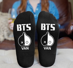 BTS BT21Black printed Mid tube...