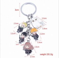 Harry Potter Metal keychain pe...