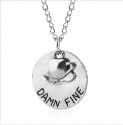 Friends alloy Necklace DAMN FI...