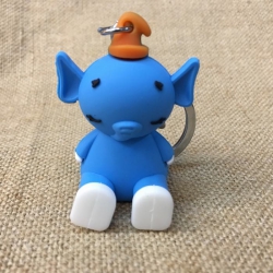 Blue elephant Cartoon doll Mob...