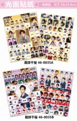 TFBOYS Jackson Sticker Paster ...