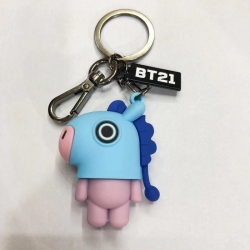 BTS BT21 Hard glue Key Chain P...