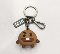 BTS BT21 Hard glue Key Chain P...