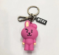 BTS BT21 Hard glue Key Chain P...