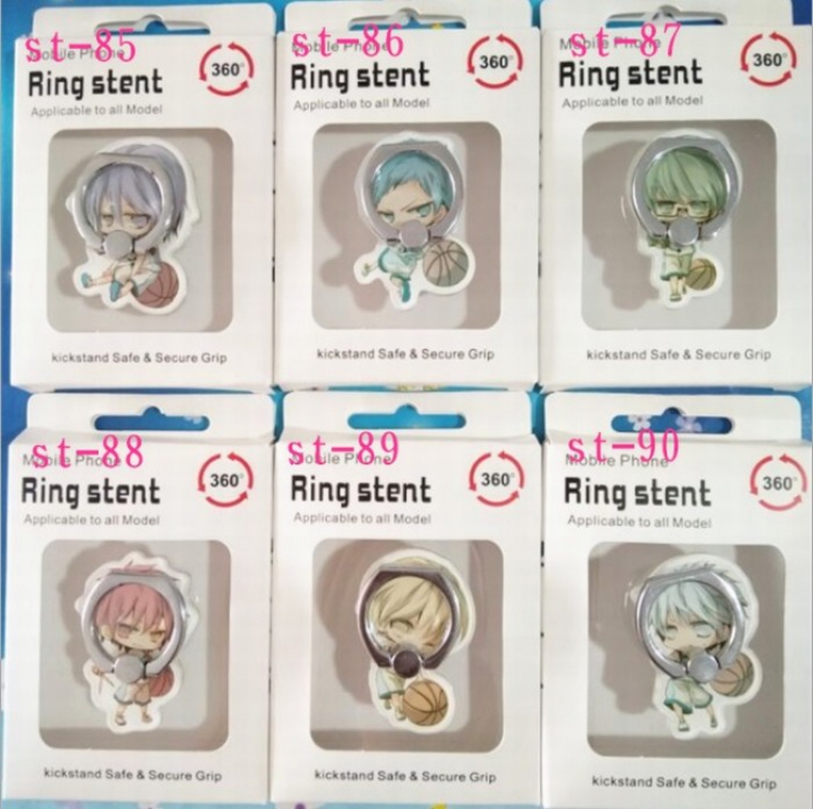 Kuroko no Basuke Cartoon characters Acrylic mobile phone bracket Boxed price for 10 pcs Color mixing