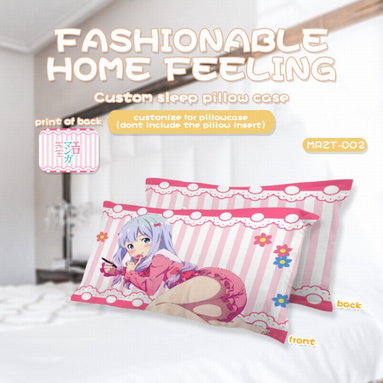 Ero Manga Sensei Personalized home boutique Plush Sleeping Pillowcase 48X47CM price for 1 pcs MRZT-002