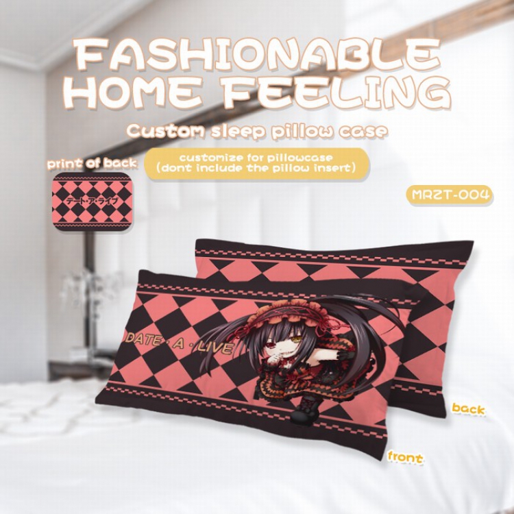 Date-A-Live Personalized home boutique Plush Sleeping Pillowcase 48X47CM price for 1 pcs MRZT-004