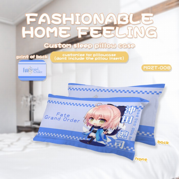 Fate stay night Personalized home boutique Plush Sleeping Pillowcase 48X47CM price for 1 pcs MRZT-008