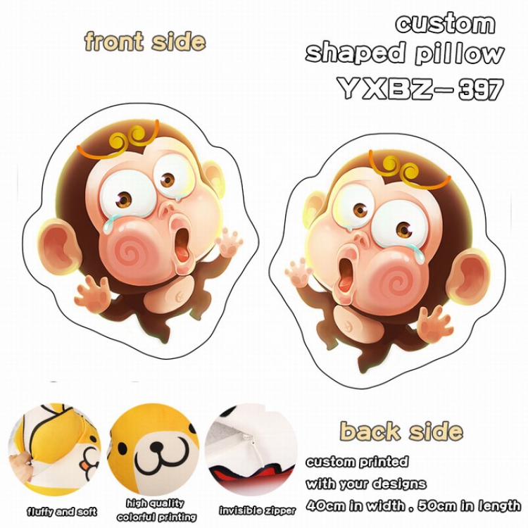 Monkey Custom Shaped Pillow 40X50CM YXBZ397