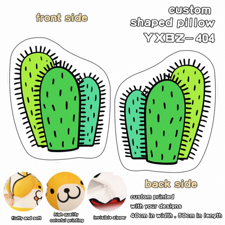 Cactus Custom Shaped Pillow 40X50CM YXBZ404