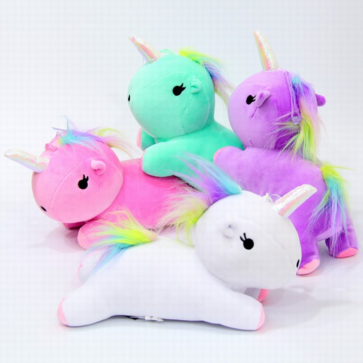 Unicorn  Plush pendant keychain a set of 4 model 20CM  0.12KG