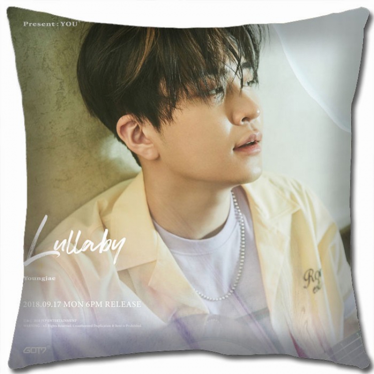 GOT7  Double-sided full color Pillow Cushion 45X45CM GOT7-64 NO FILLING