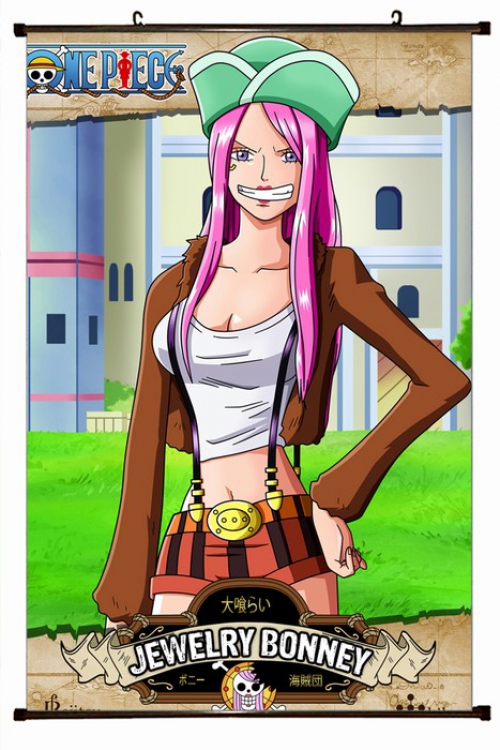 One Piece Plastic pole cloth painting Wall Scroll 60X90CM preorder 3 days H-35 NO FILLING