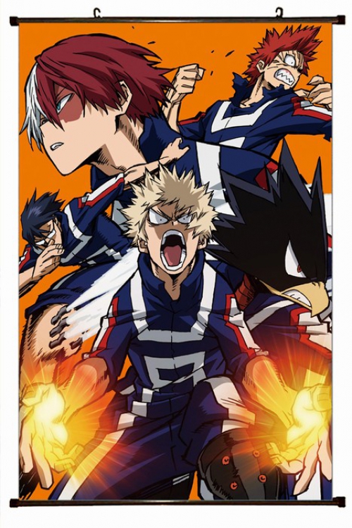 My Hero Academia Plastic pole cloth painting Wall Scroll 60X90CM preorder 3 days W9-142 NO FILLING