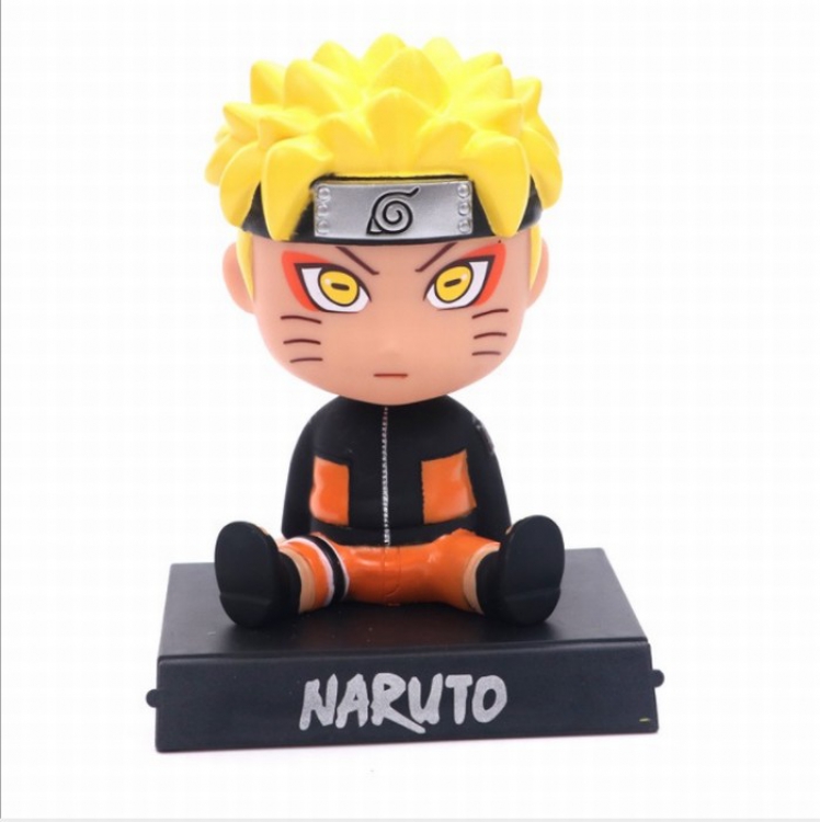 Naruto Naruto Shake head Boxed Figure Decoration 12CM 0.15KG Mobile phone holder Style B