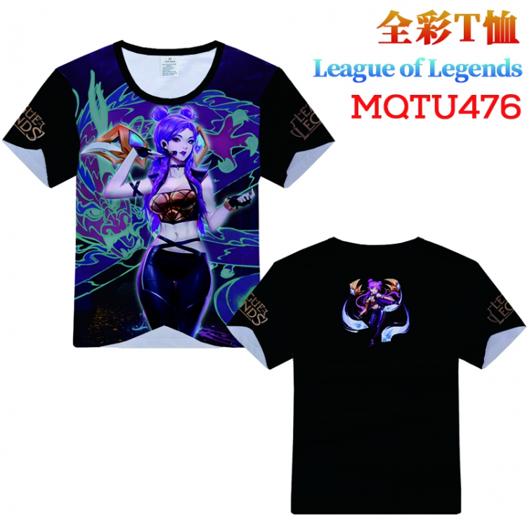 League of Legends Full Color Printing Short sleeve T-shirt S M L XL XXL XXXL MQTU476