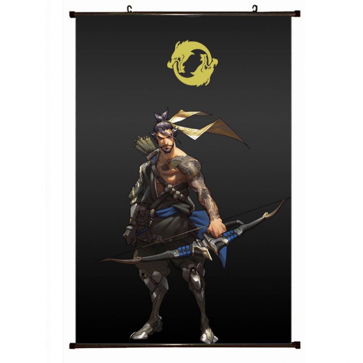 Overwatch Plastic pole cloth painting Wall Scroll 60X90CM preorder 3 days S14-104 NO FILLING
