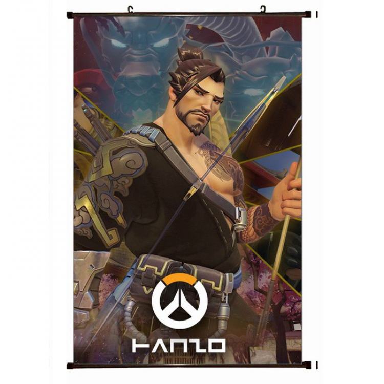Overwatch Plastic pole cloth painting Wall Scroll 60X90CM preorder 3 days S14-110 NO FILLING