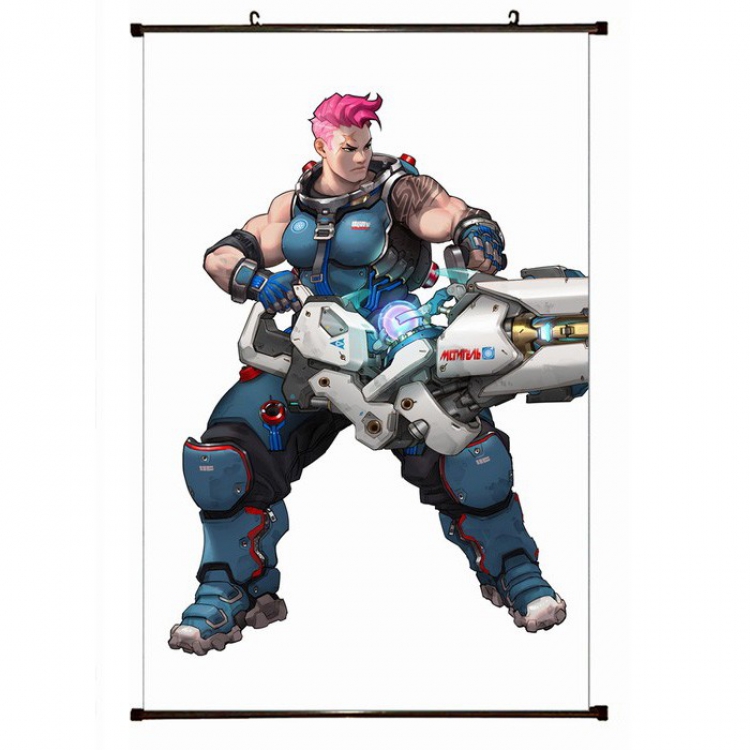 Overwatch Plastic pole cloth painting Wall Scroll 60X90CM preorder 3 days S14-130 NO FILLING