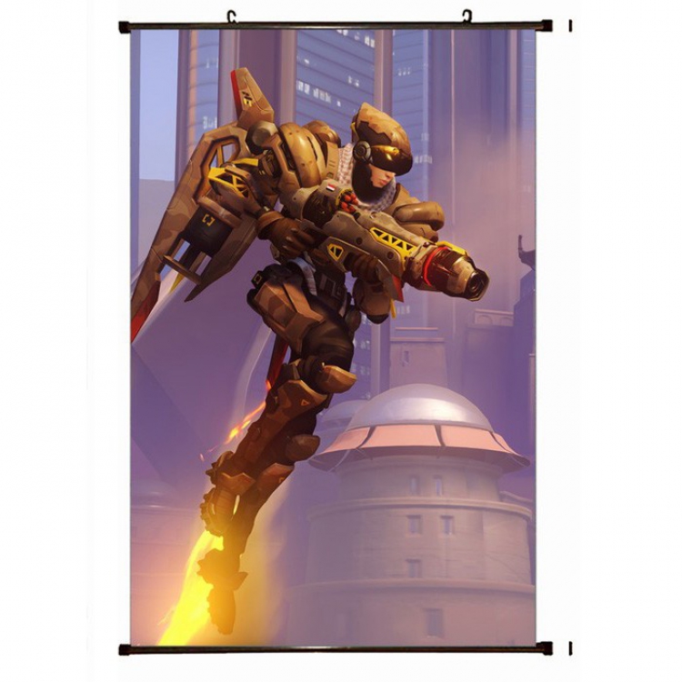 Overwatch Plastic pole cloth painting Wall Scroll 60X90CM preorder 3 days S14-158 NO FILLING