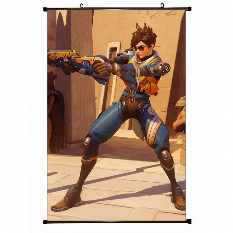 Overwatch Plastic pole cloth painting Wall Scroll 60X90CM preorder 3 days S14-235 NO FILLING