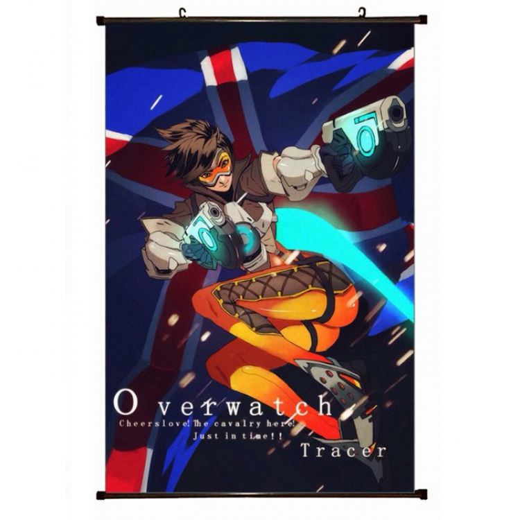 Overwatch Plastic pole cloth painting Wall Scroll 60X90CM preorder 3 days S14-234 NO FILLING