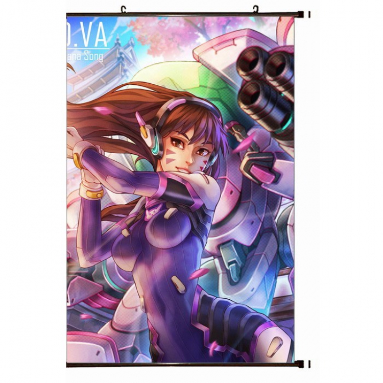 Overwatch Plastic pole cloth painting Wall Scroll 60X90CM preorder 3 days S14-24 NO FILLING