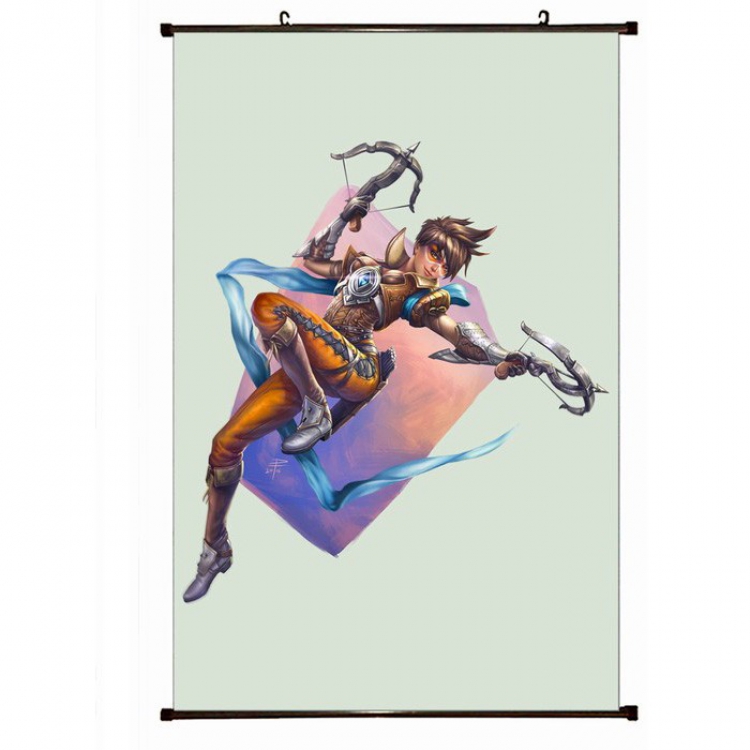 Overwatch Plastic pole cloth painting Wall Scroll 60X90CM preorder 3 days S14-266 NO FILLING