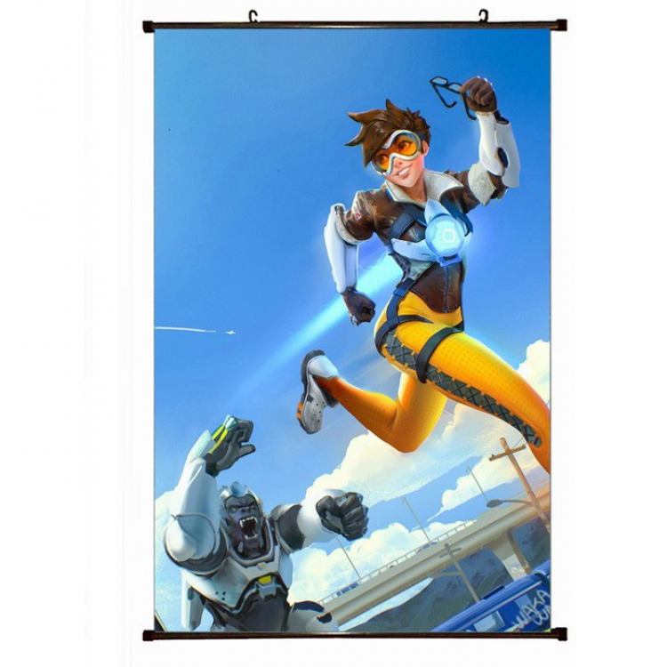 Overwatch Plastic pole cloth painting Wall Scroll 60X90CM preorder 3 days S14-264 NO FILLING