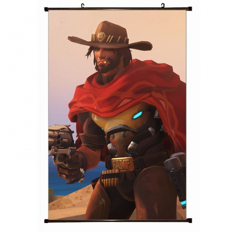 Overwatch Plastic pole cloth painting Wall Scroll 60X90CM preorder 3 days S14-295 NO FILLING