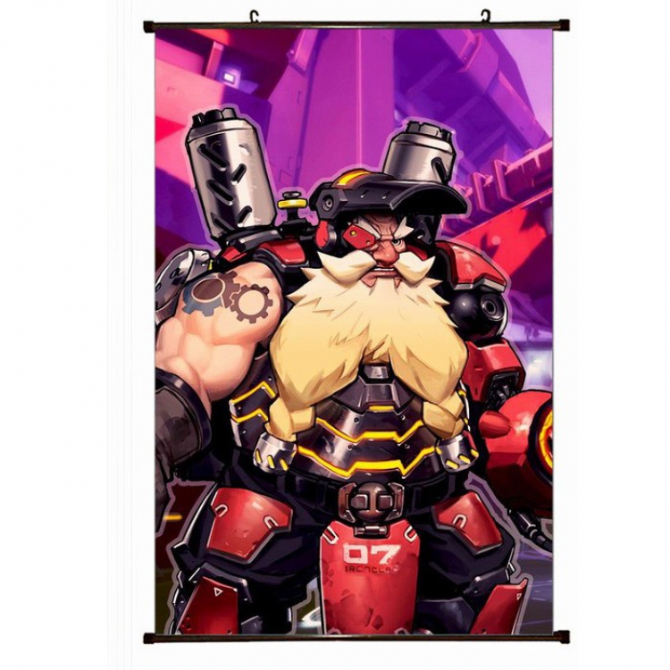 Overwatch Plastic pole cloth painting Wall Scroll 60X90CM preorder 3 days S14-369 NO FILLING