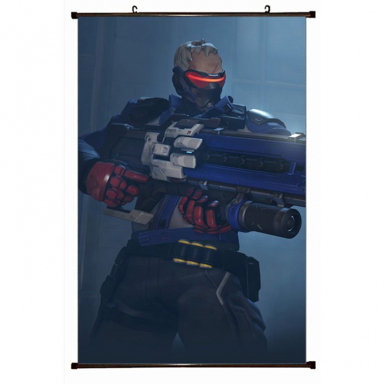Overwatch Plastic pole cloth painting Wall Scroll 60X90CM preorder 3 days S14-45 NO FILLING
