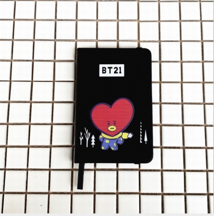 BTS BT21 Notebook notepad diary Inside pages 80 9X14CM 105G price for 5 pcs Style F