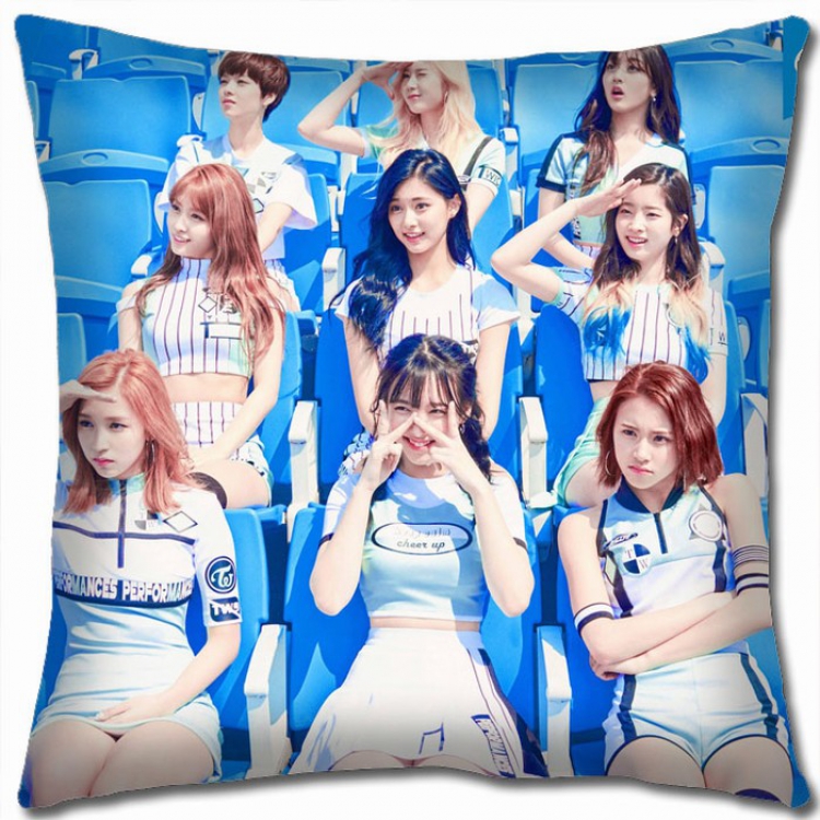 TWICE Double-sided full color Pillow Cushion 45X45CM TW-12 NO FILLING