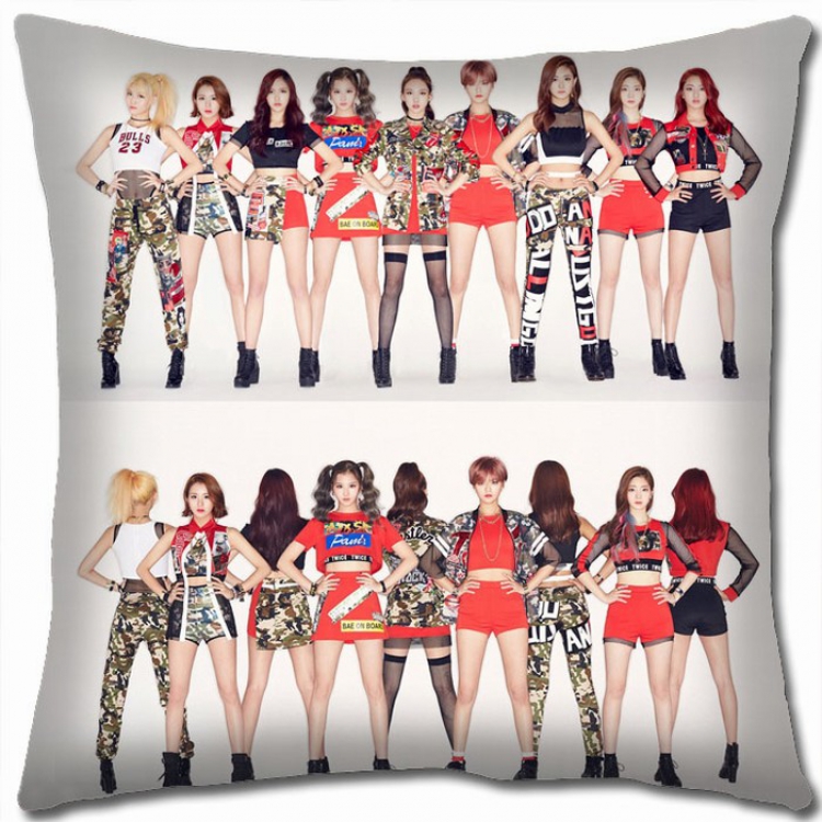 TWICE Double-sided full color Pillow Cushion 45X45CM TW-14 NO FILLING