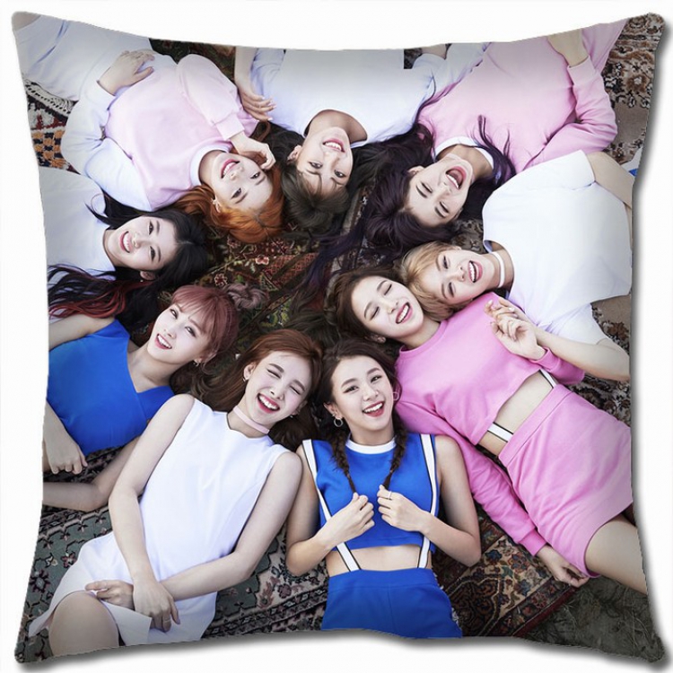 TWICE Double-sided full color Pillow Cushion 45X45CM TW-2 NO FILLING