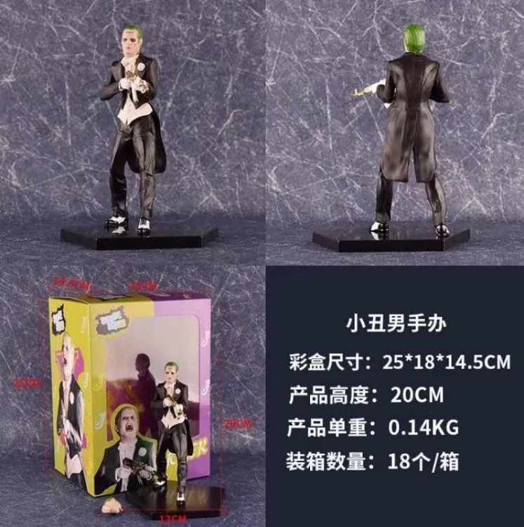 Iron studio GK Suicide Squad The Joker Suit tuxedo Double head carving Boxed Figure Decoration 20CM a box of 18