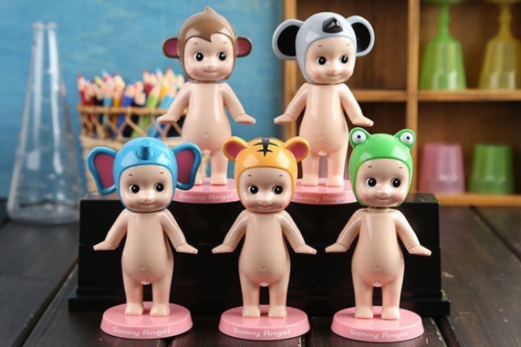 Sonny Angel BB doll Animal a set of 5 models Blind box independent packaging Figure Decoration 7-9CM