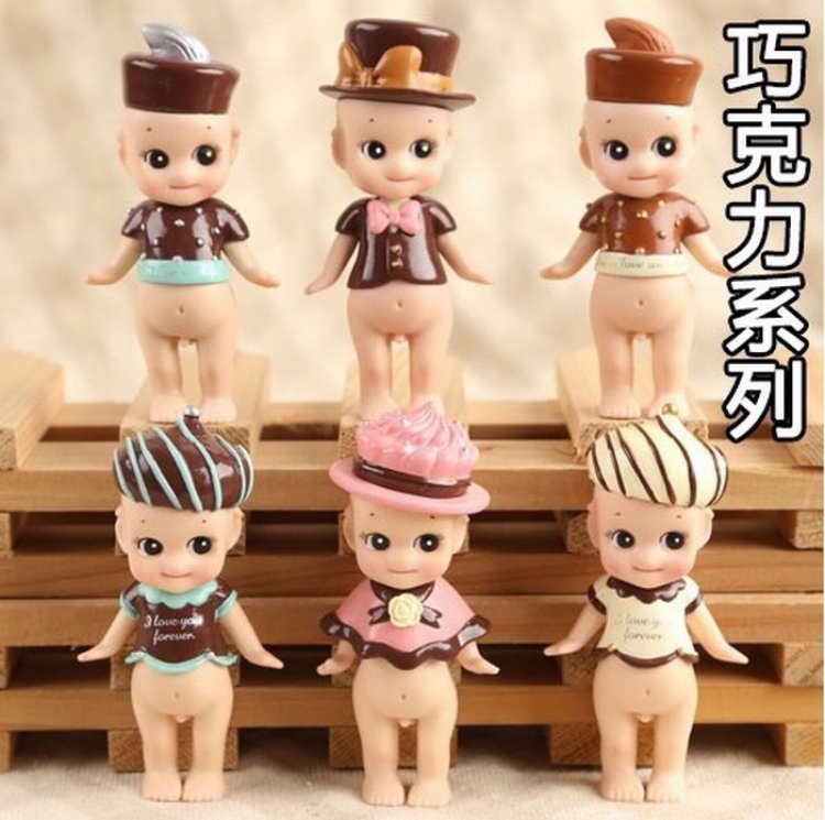 Sonny Angel BB doll Chocolate series a set of 6 models Blind box independent packaging Figure Decoration 7-9CM
