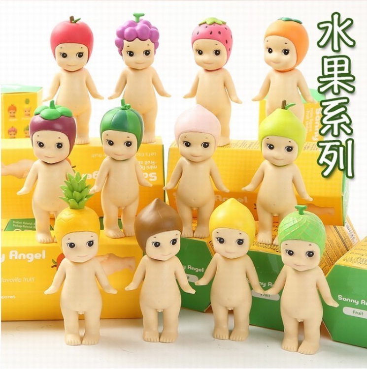 Sonny Angel BB doll Fruit series a set of 12 models Blind box independent packaging Figure Decoration 7-9CM