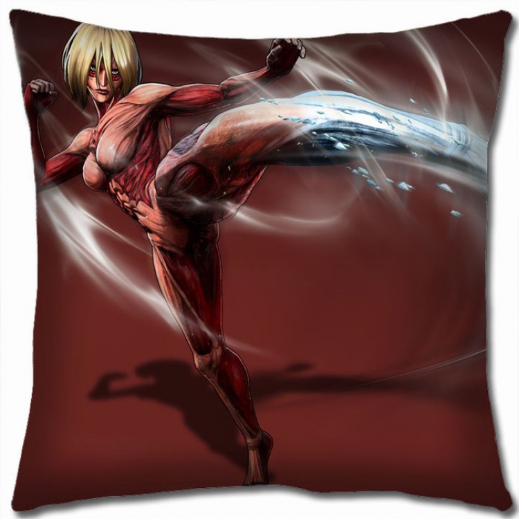 Shingeki no Kyojin Double-sided full color Pillow Cushion 45X45CM J12-105 NO FILLING