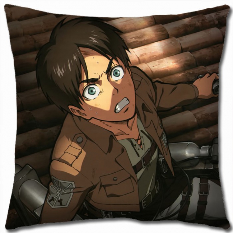 Shingeki no Kyojin Double-sided full color Pillow Cushion 45X45CM J12-110 NO FILLING