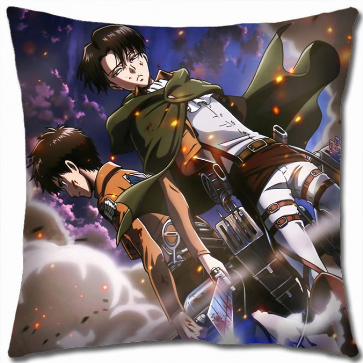 Shingeki no Kyojin Double-sided full color Pillow Cushion 45X45CM J12-118 NO FILLING