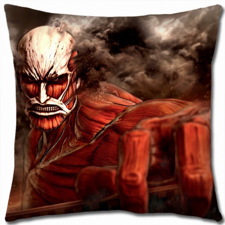 Shingeki no Kyojin Double-sided full color Pillow Cushion 45X45CM J12-2 NO FILLING