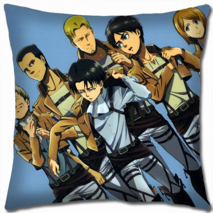 Shingeki no Kyojin Double-sided full color Pillow Cushion 45X45CM J12-18 NO FILLING